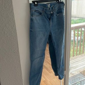 J Crew 9" Toothpick Jeans